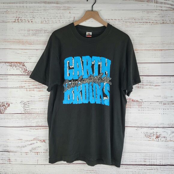 Vintage Garth Brooks T Shirt XL  "I've Got Friends in Low Places" Single Stitch - Picture 1 of 10